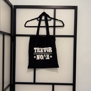 Black Tote Bag from Trevor Noah tour